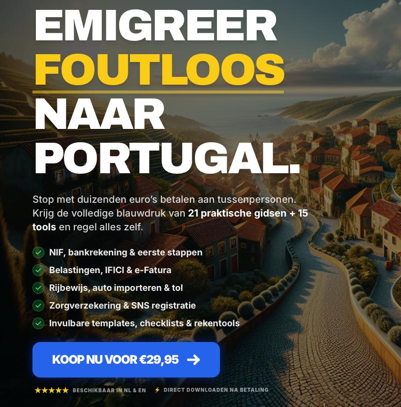 Foutloos emigreren naar Portugal, Boeken, E-books, Taal en Reizen, Diverse