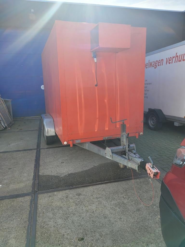 Koelaanhanger koelwagen koel aanhanger koeler isopolar kopen, Auto diversen, Ophalen, Zo goed als nieuw