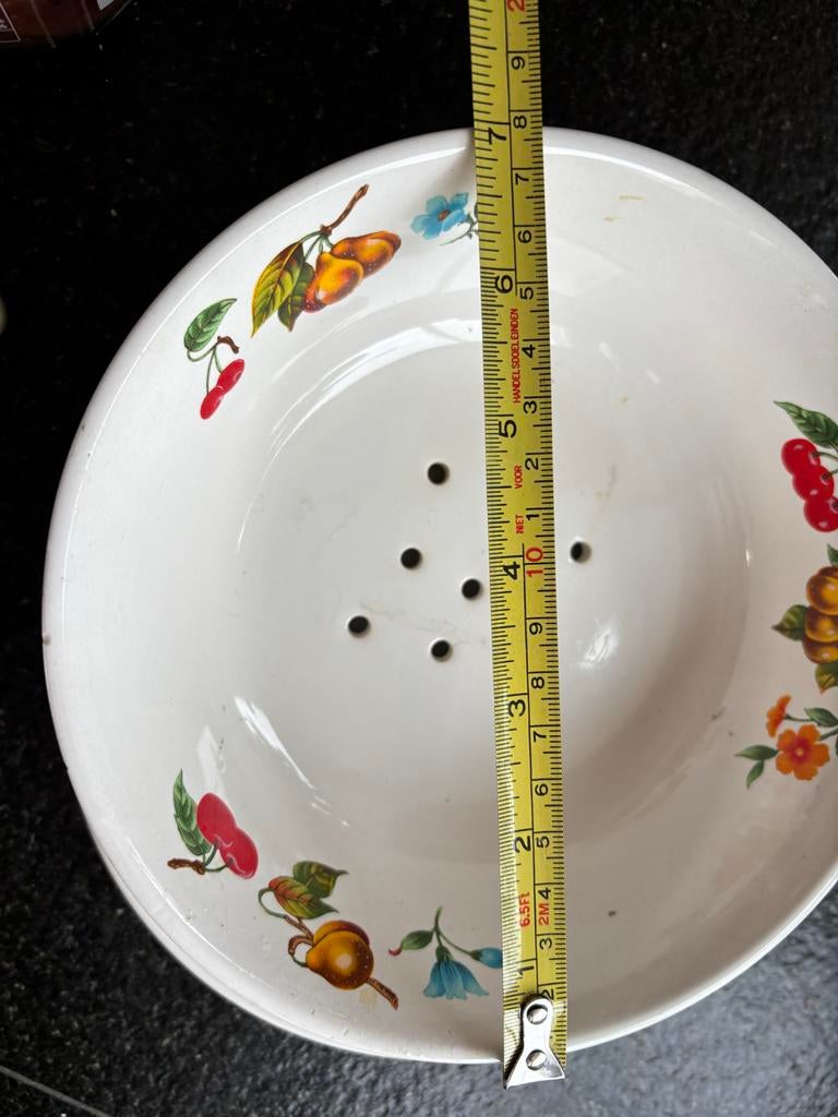 Vintage Aardbeien Schaaltje met Fruitmotief, Antiek en Kunst, Ophalen of Verzenden