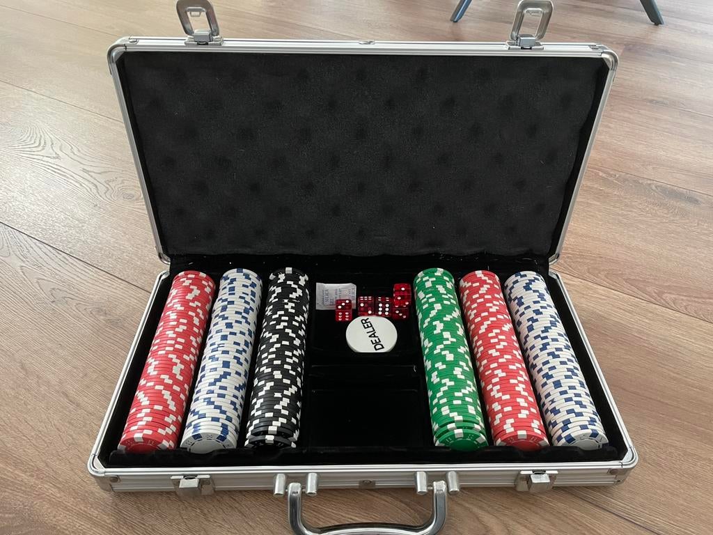 Pokerset, Ophalen, Zo goed als nieuw