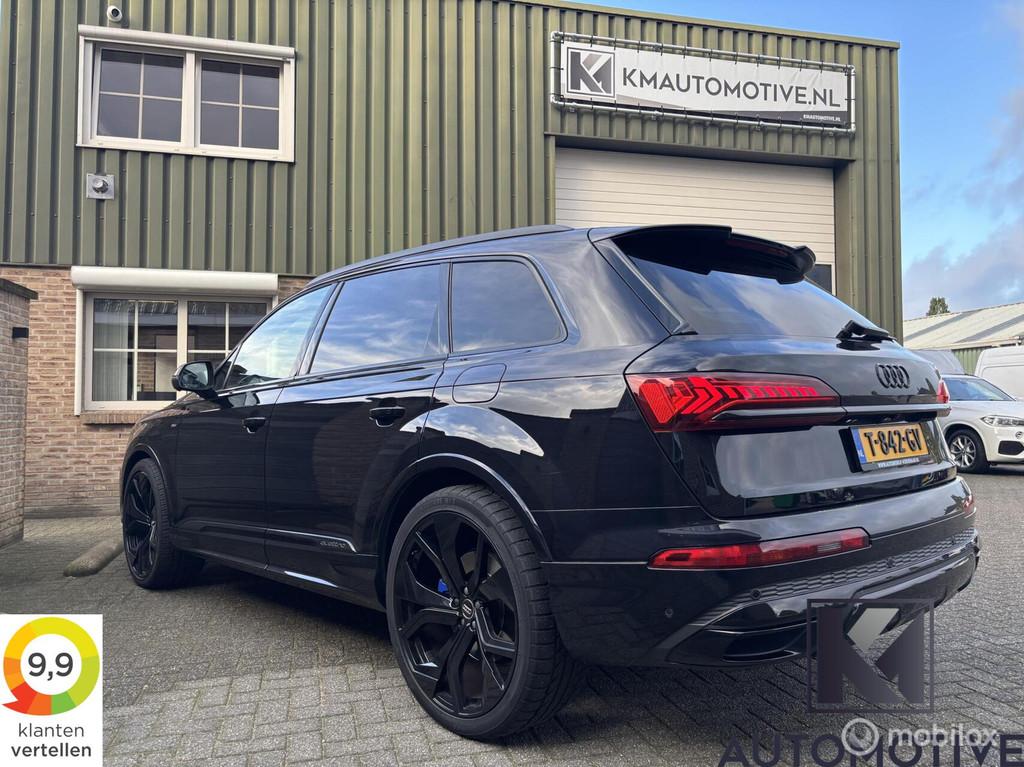 Audi Q7 55 TFSIe Quattro|S-Line|Panoramadak|Bose|23"|Trekhaa, Auto's, Audi, Euro 6, 2995 cc, Bedrijf, 2435 kg