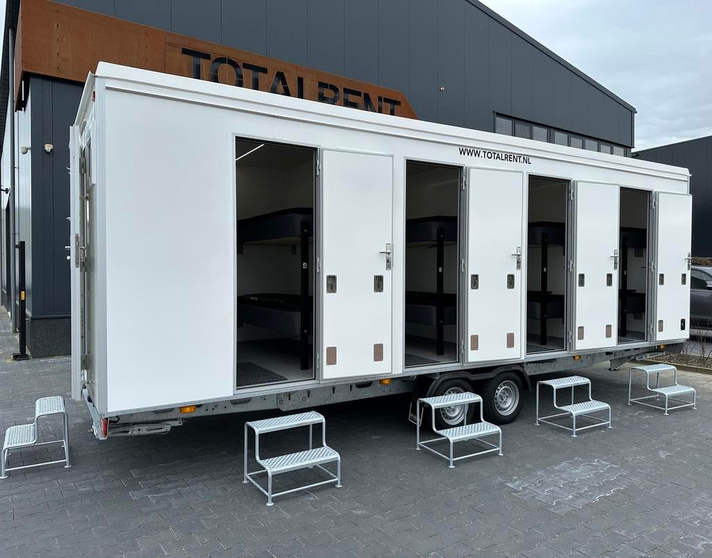 Mobiele slaap unit 8 persoons met sanitair huren, Ophalen, Nieuw, Overige