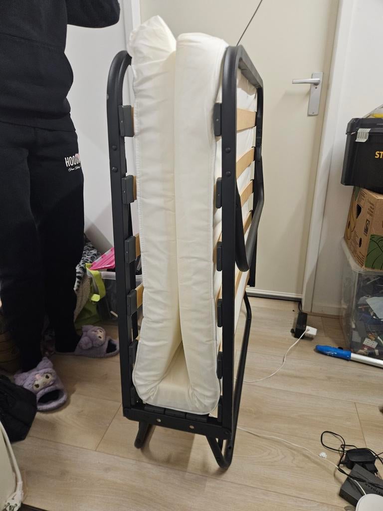 Opklapbed - ruimtebesparend en comfortabel!, Ophalen, Gebruikt, 90 cm, Eenpersoons
