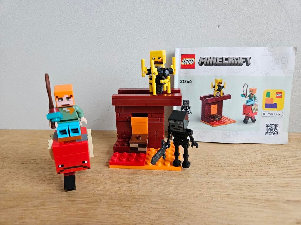 Lego Minecraft | 21266 | De Nether Portaal, Kinderen en Baby's, Speelgoed | Duplo en Lego, Ophalen, Zo goed als nieuw, Complete set
