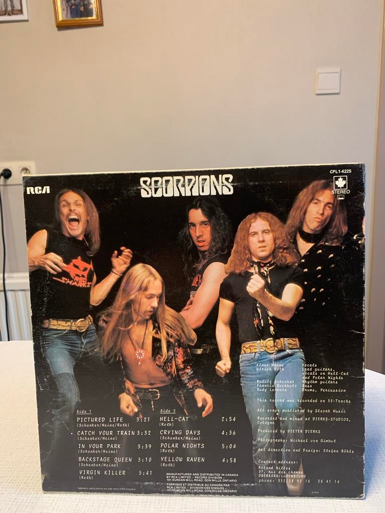 Scorpions - Virgin Killer LP - Canadese Persing 1976, Cd's en Dvd's, Vinyl | Rock, Ophalen of Verzenden, Gebruikt, 12 inch, Overige genres