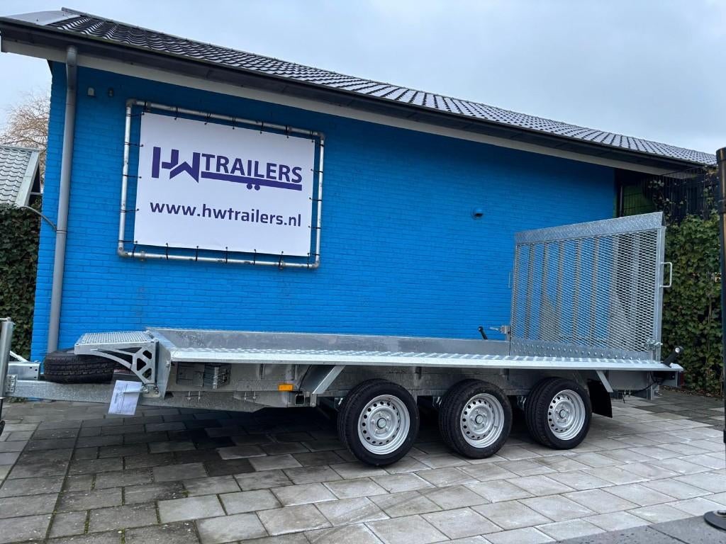 Nieuwe Machinetransporter 398x185x30 gvw 3500 KG., Ophalen, Nieuw
