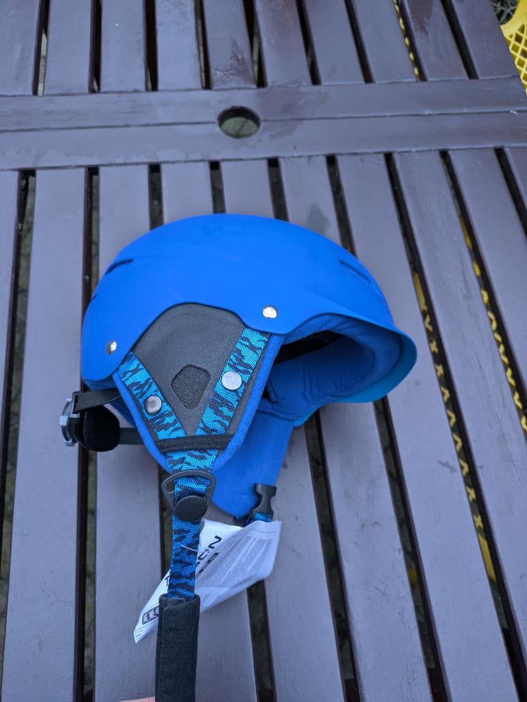 Ski of snowboardhelm Tenson blauw maat S nooit gebruikt, Ophalen, Nieuw, Helm of Bescherming