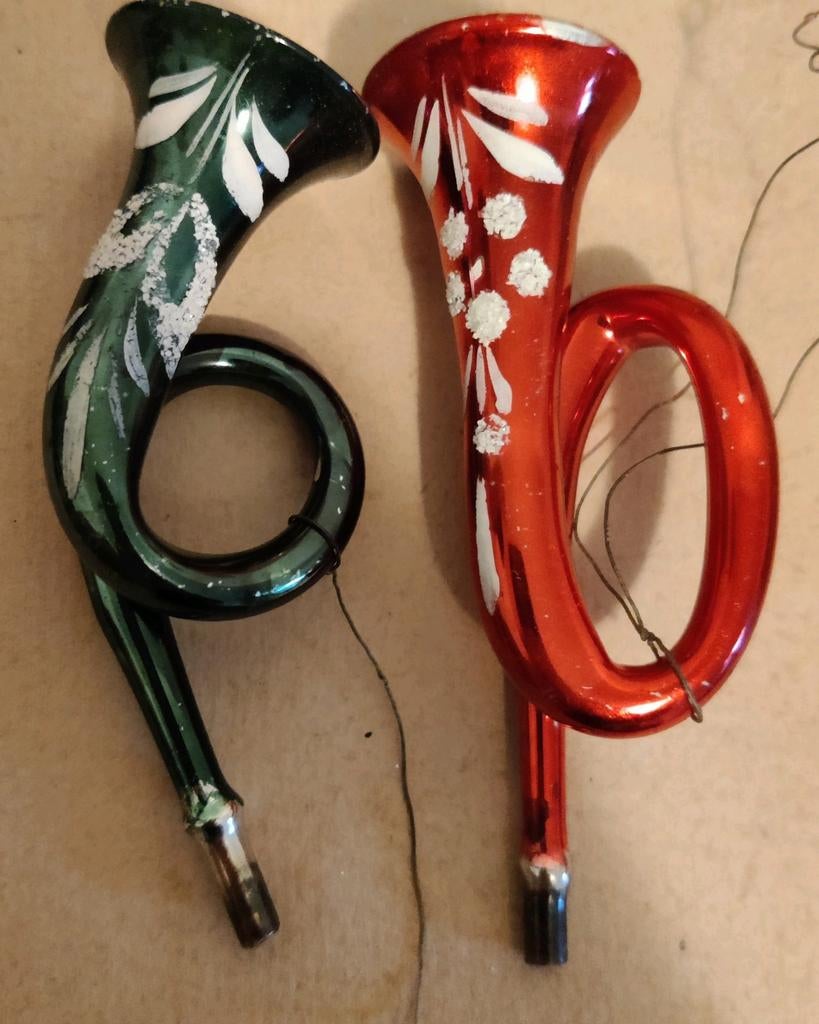 2 oude muziekinstrumenten, Diversen, Kerst, Ophalen of Verzenden