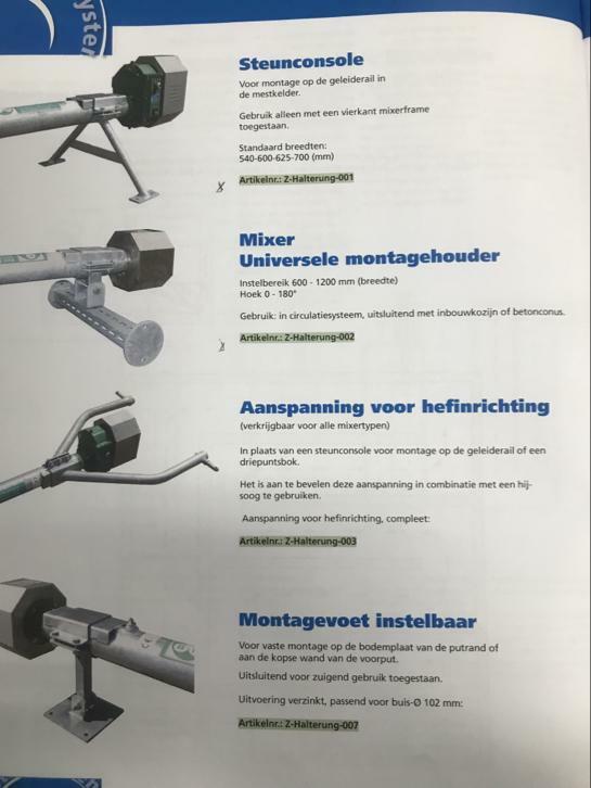 Mestmixer buschmann, Zakelijke goederen, Ophalen of Verzenden, Veehouderij, Stalinrichting