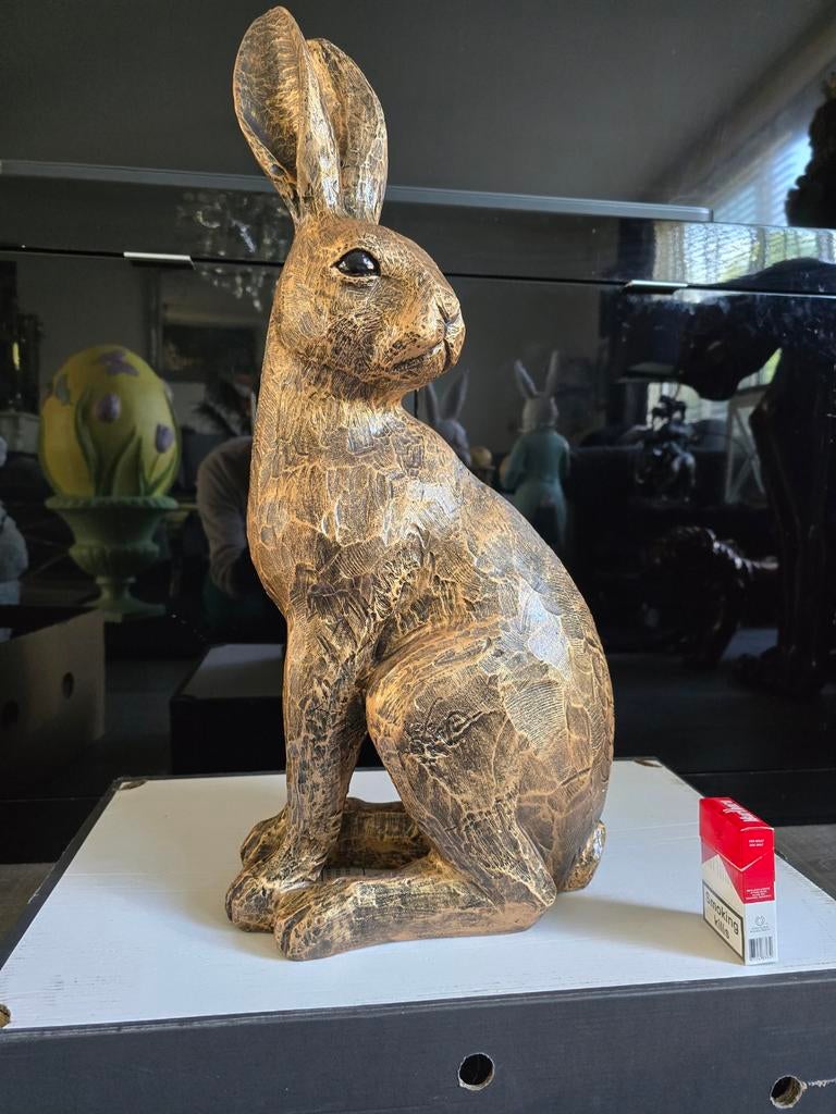 Groot decoratief dierenbeeld - Haas, Diversen, Pasen, Ophalen of Verzenden, Nieuw