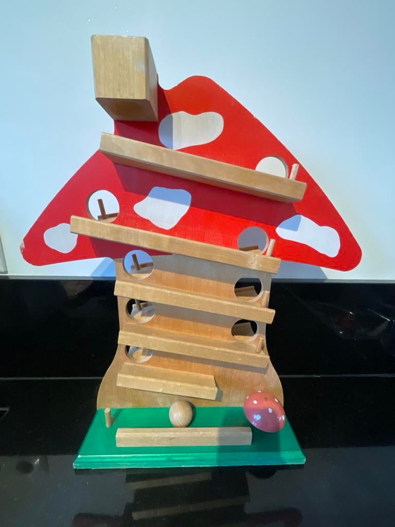 Houten Paddenstoel Knikkerbaan, Ophalen, Gebruikt, Overige typen