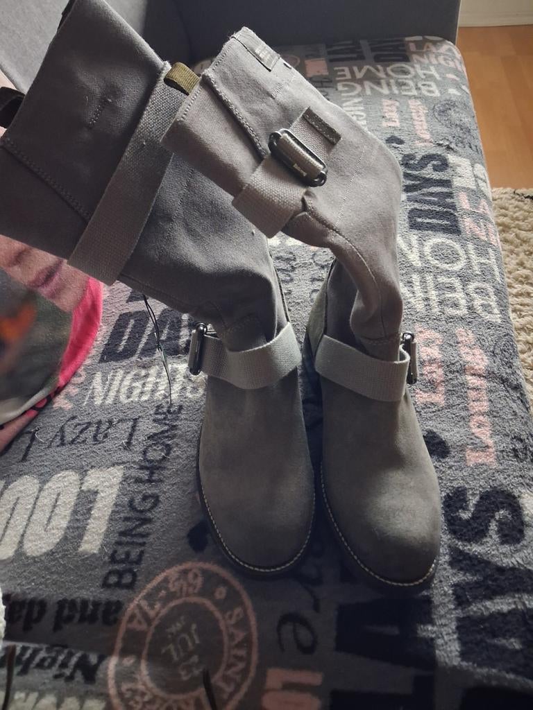 Echte g star raw, Hoge laarzen, Ophalen of Verzenden, Zo goed als nieuw, Grijs