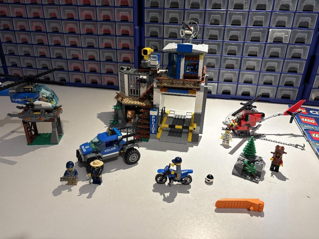 LEGO City bergpolitie set (60174), Kinderen en Baby's, Speelgoed | Duplo en Lego, Ophalen of Verzenden, Gebruikt, Complete set