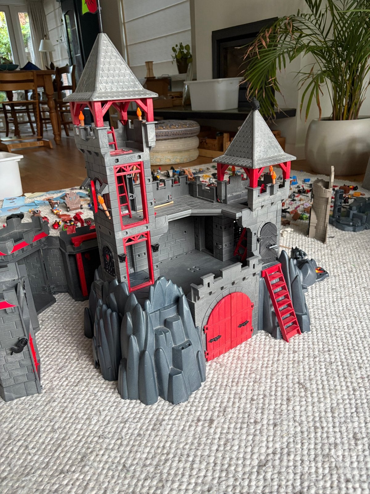 Playmobil Kasteel met ridders en draken - Grote set, Ophalen, Zo goed als nieuw, Jongen of Meisje
