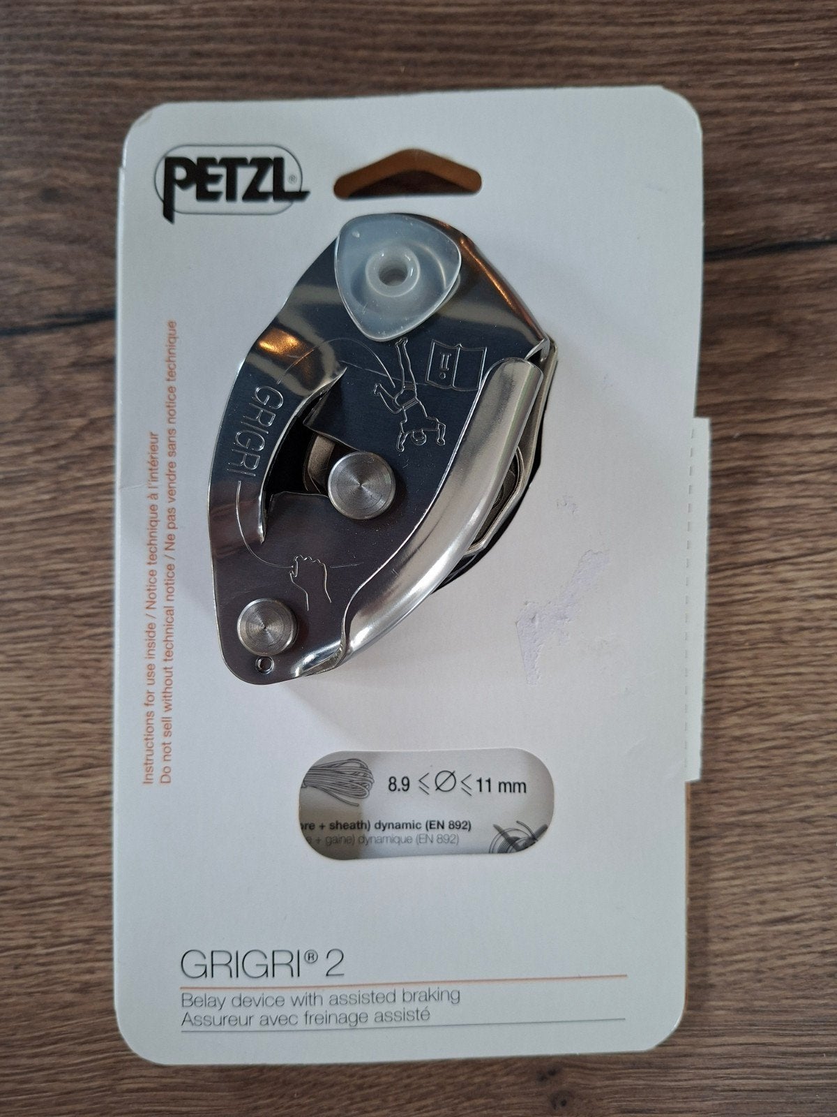 Petzl Grigri 2 Zekeringapparaat - Nieuw in verpakking, Sport en Fitness, Klimsport, Ophalen of Verzenden, Nieuw, Klimsport-accessoire