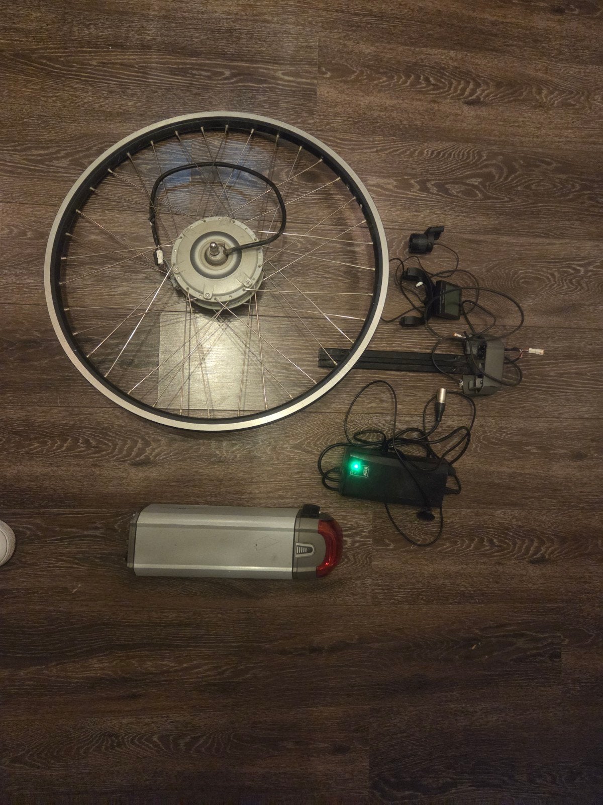 Set Ion E-bike delen, pmu 4 accu, houder, display, bediening, Fietsen en Brommers, Overige merken, Gebruikt, Ophalen of Verzenden