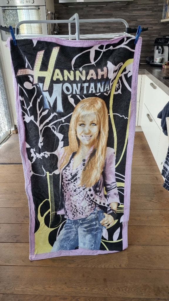 hannah montana handdoek, Ophalen, Gebruikt, Handdoek