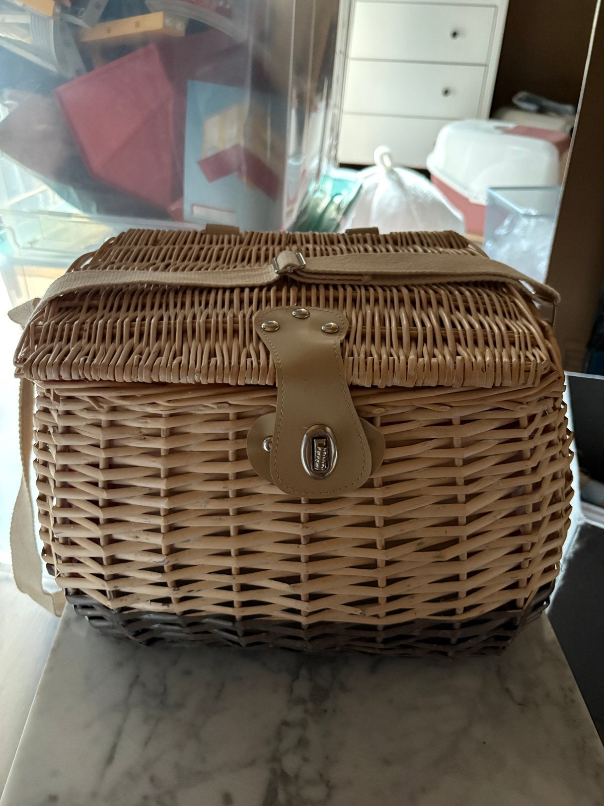 Picknickmand, Ophalen of Verzenden, Zo goed als nieuw