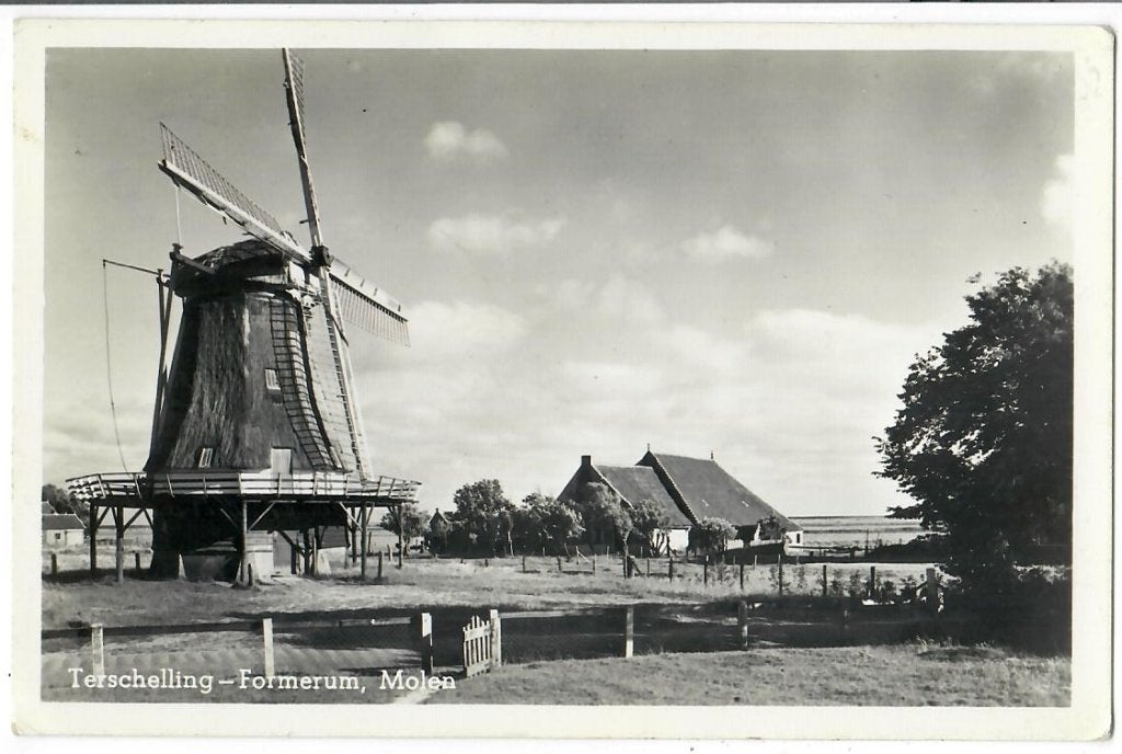 Terschelling - Formerum, Molen, Verzenden, 1960 tot 1980, Gelopen, Waddeneilanden