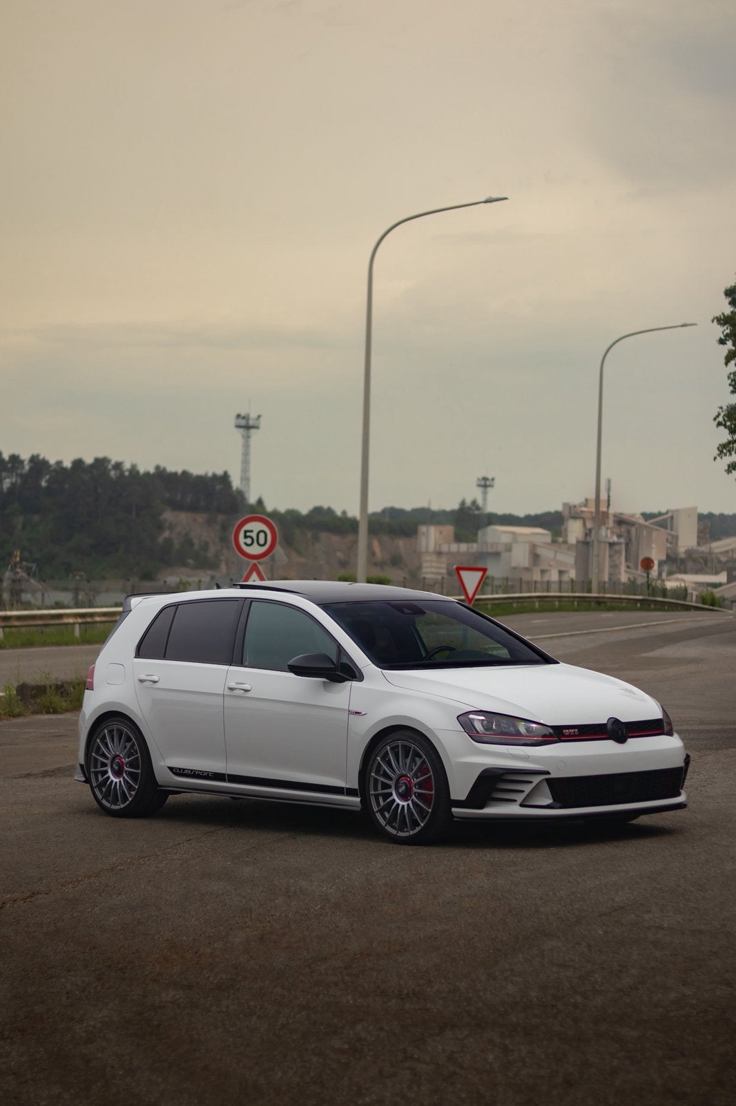 Volkswagen golf gti clubsport, Automaat, 4 cilinders, Wit, Hatchback