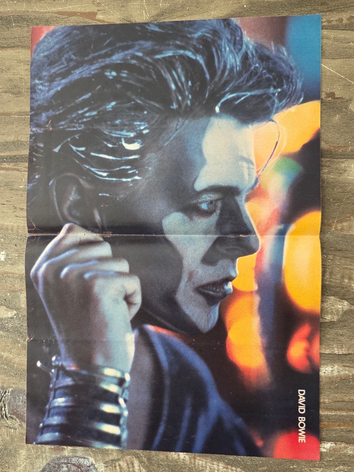 Vintage David Bowie Poster, Verzamelen, Posters, Ophalen of Verzenden, Zo goed als nieuw, A1 t/m A3, Muziek
