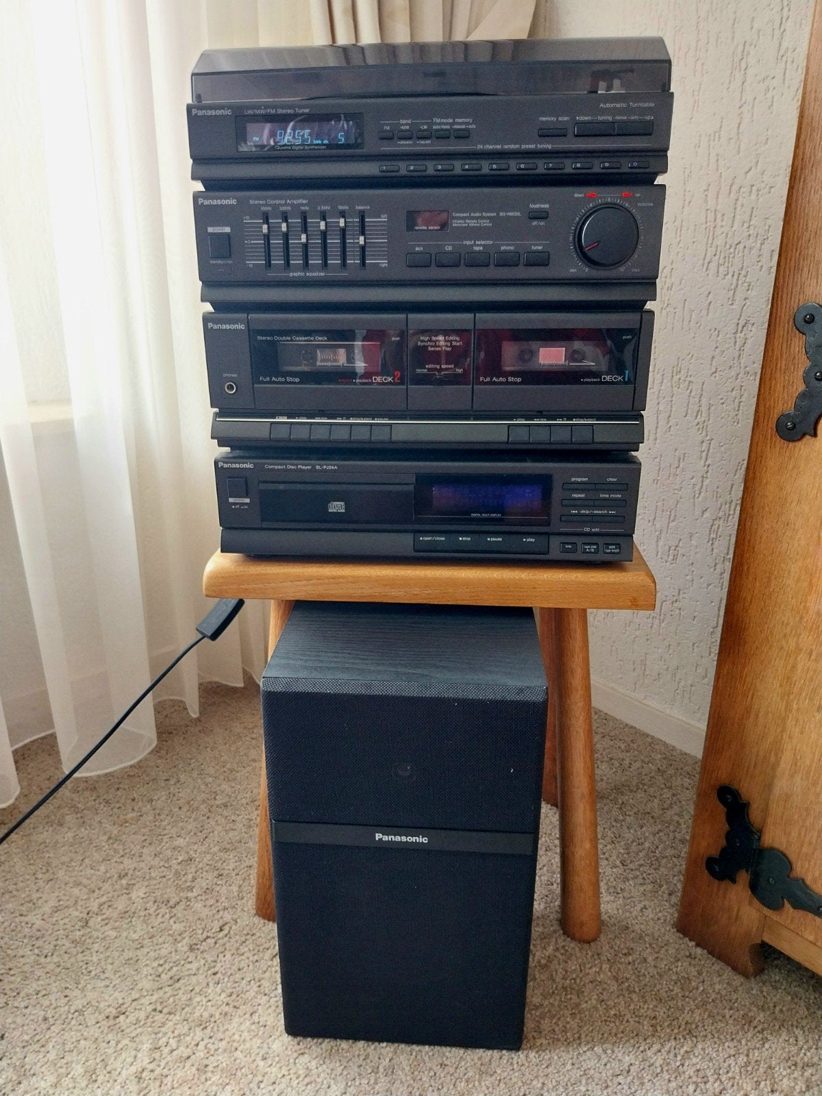 Panasonic stereotoren, Audio, Tv en Foto, Stereo-sets, Ophalen, Gebruikt, Overige merken