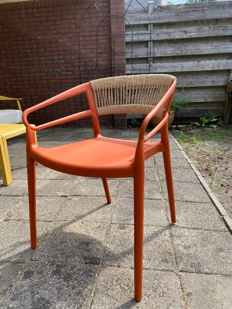 Modern Outdoor Garden Chair – Terracotta, Ophalen, Kunststof, Nieuw, Eén