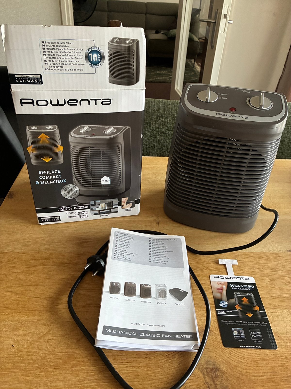 Rowenta ventilator kachel, Ophalen, Zo goed als nieuw, Overige