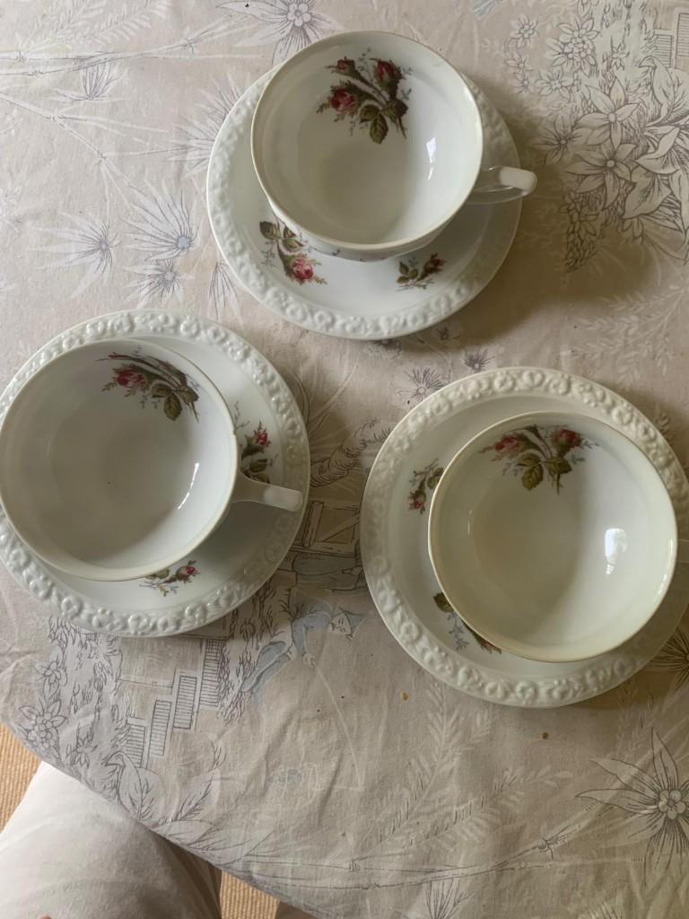 Rosenthal Maria 3x soepkom & schotel, Antiek en Kunst, Ophalen