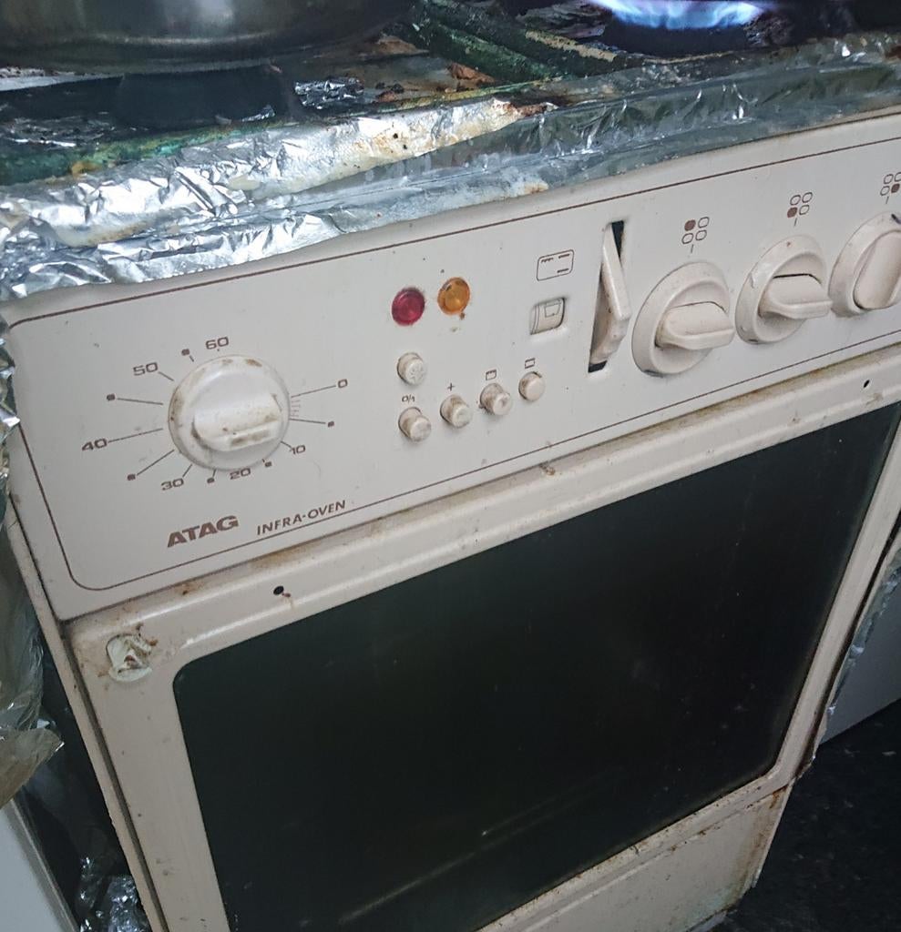ATAG gasfornuis, Gebruikt, 60 cm of meer, Grill, Gas