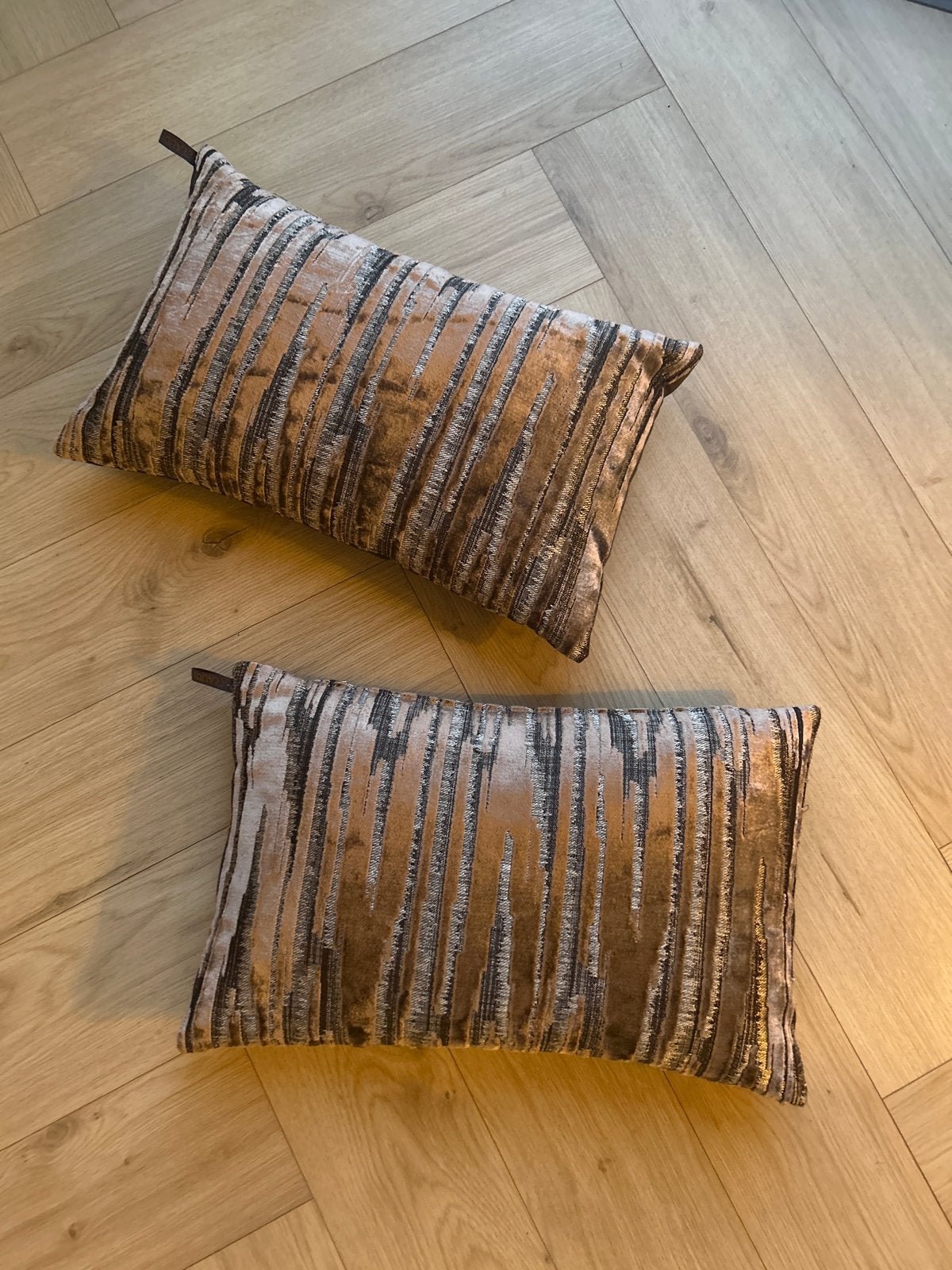 Claudi sierkussens 2 stuks 30x45 cm - Zo goed als nieuw, Meerkleurig, Ophalen of Verzenden, Zo goed als nieuw, Sierkussen