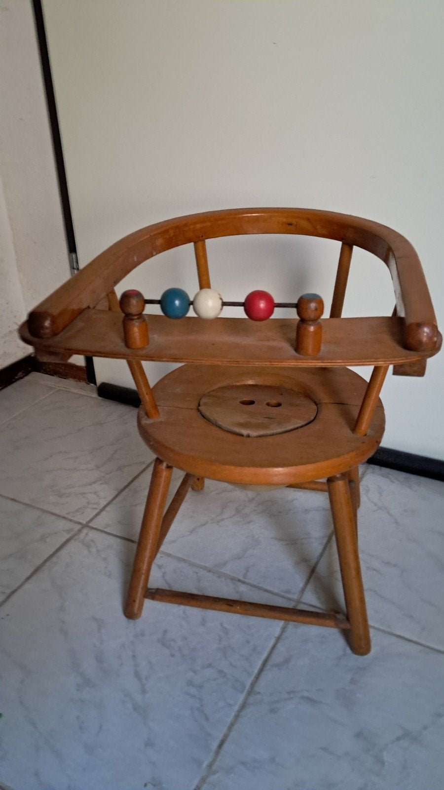 Vintage kinderstoeltje., Ophalen, Gebruikt, Stoel(en)