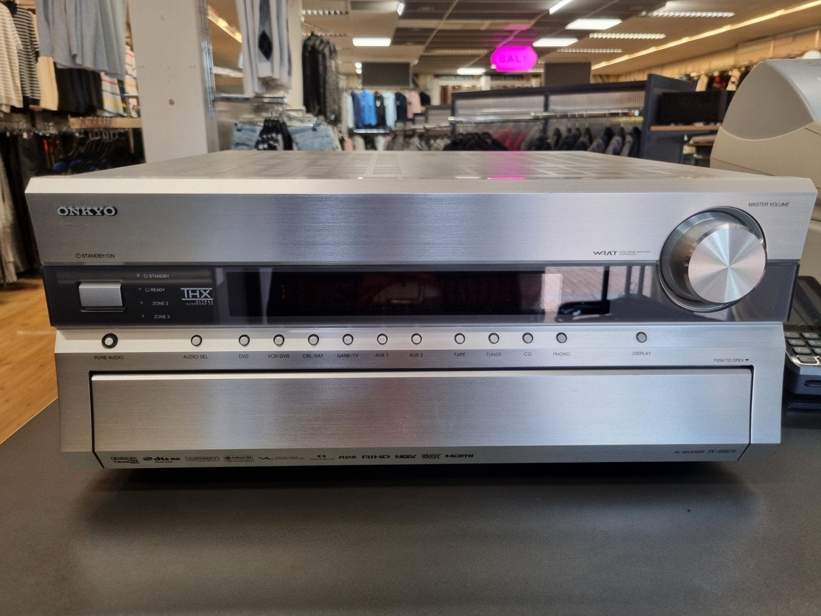 De robuuste, krachtige Onkyo TX-SR875 Topklasse geluid, ///, Ophalen of Verzenden, 120 watt of meer, Onkyo