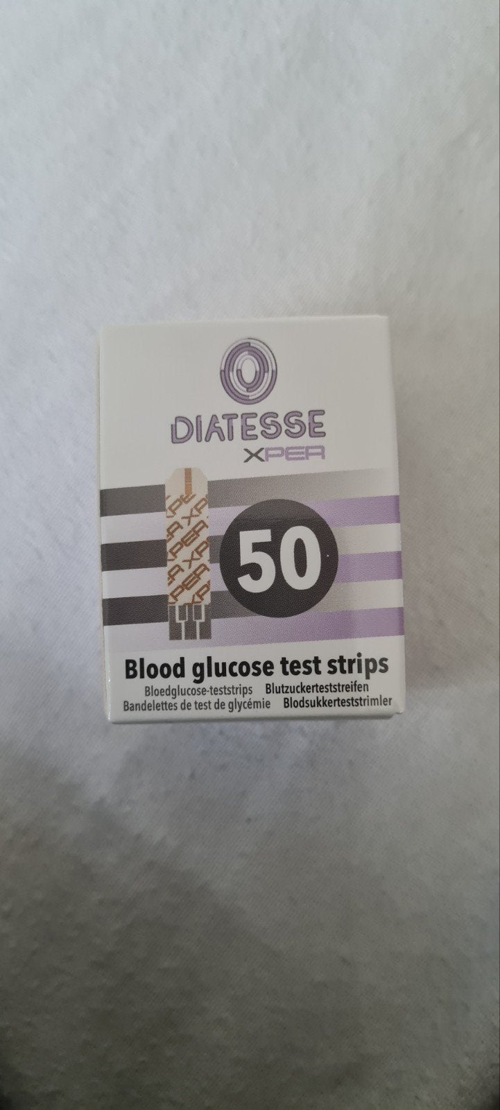 Diatesse XPER Bloedglucose Teststrips - 50 stuks, Ophalen of Verzenden, Nieuw