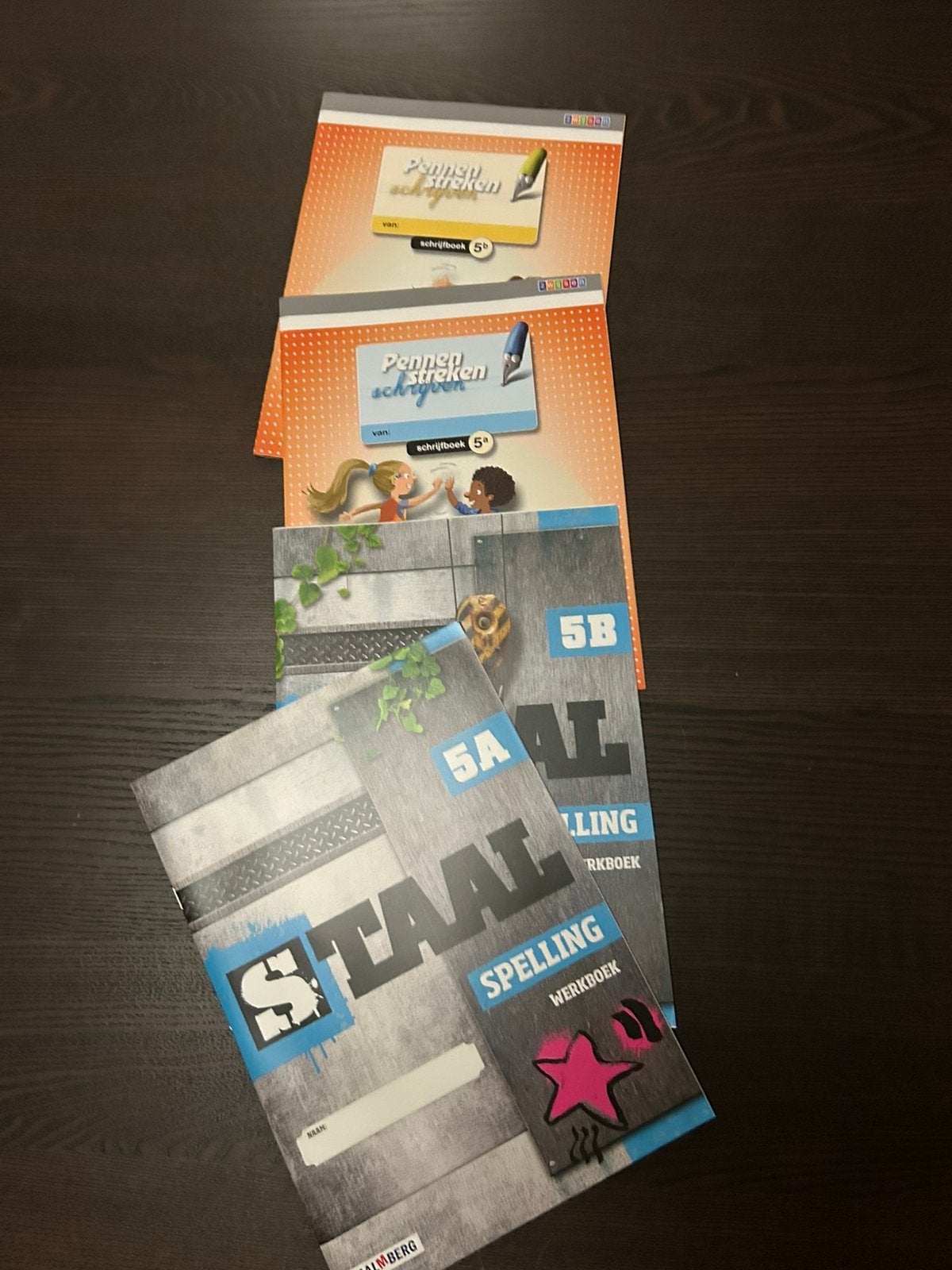 Groep 5 werkboeken set spelling en schrijven, Boeken, Ophalen, Nieuw, Overige niveaus, Nederlands