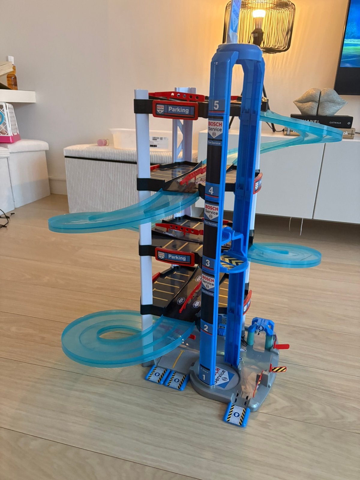 Bosch Service Parkeergarage met 5 Verdiepingen, Ophalen, Zo goed als nieuw, Jongen of Meisje
