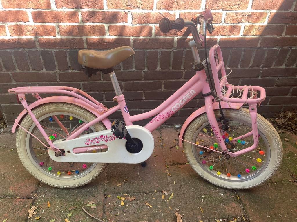 Kinderfiets 16 inch, Fietsen en Brommers, Fietsen | Meisjes, Ophalen, Gebruikt, 14 inch of minder