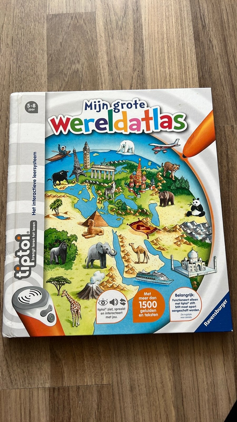 Mijn grote Wereldatlas met tiptoi interactief leersysteem, Boeken, Overige atlassen, 2000 tot heden, Wereld, Ophalen