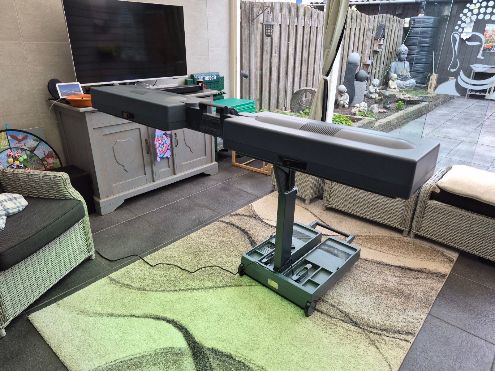 Philips Sunmobile Home Solaria Zonnebank Dubbelzijdig, Ophalen, Gebruikt, Zonnebank dubbelzijdig, Minder dan 10 lampen