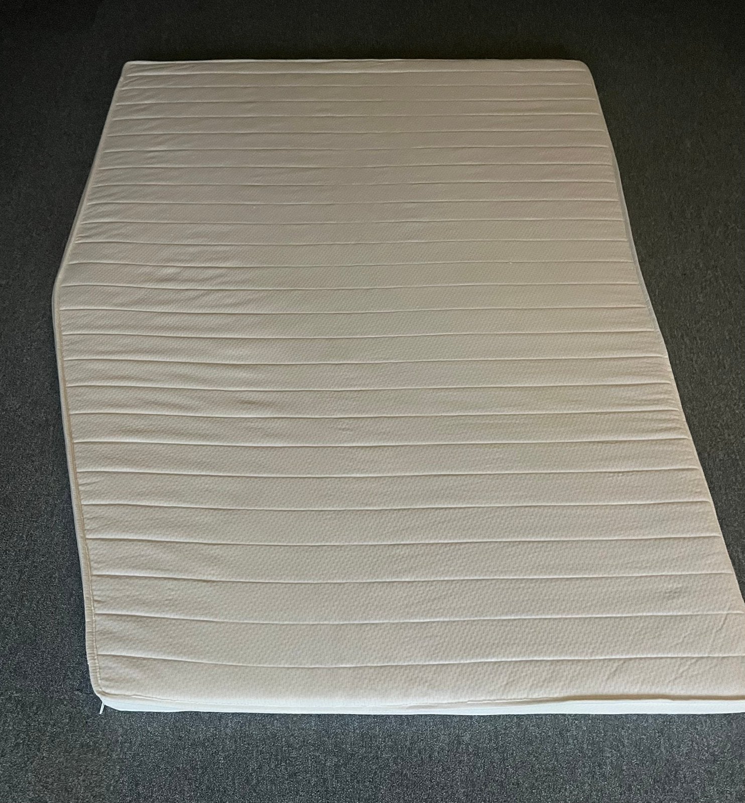 Obelink traagschuim Frans bed  topmatras, geheel compleet., Caravans en Kamperen, Ophalen, Gebruikt