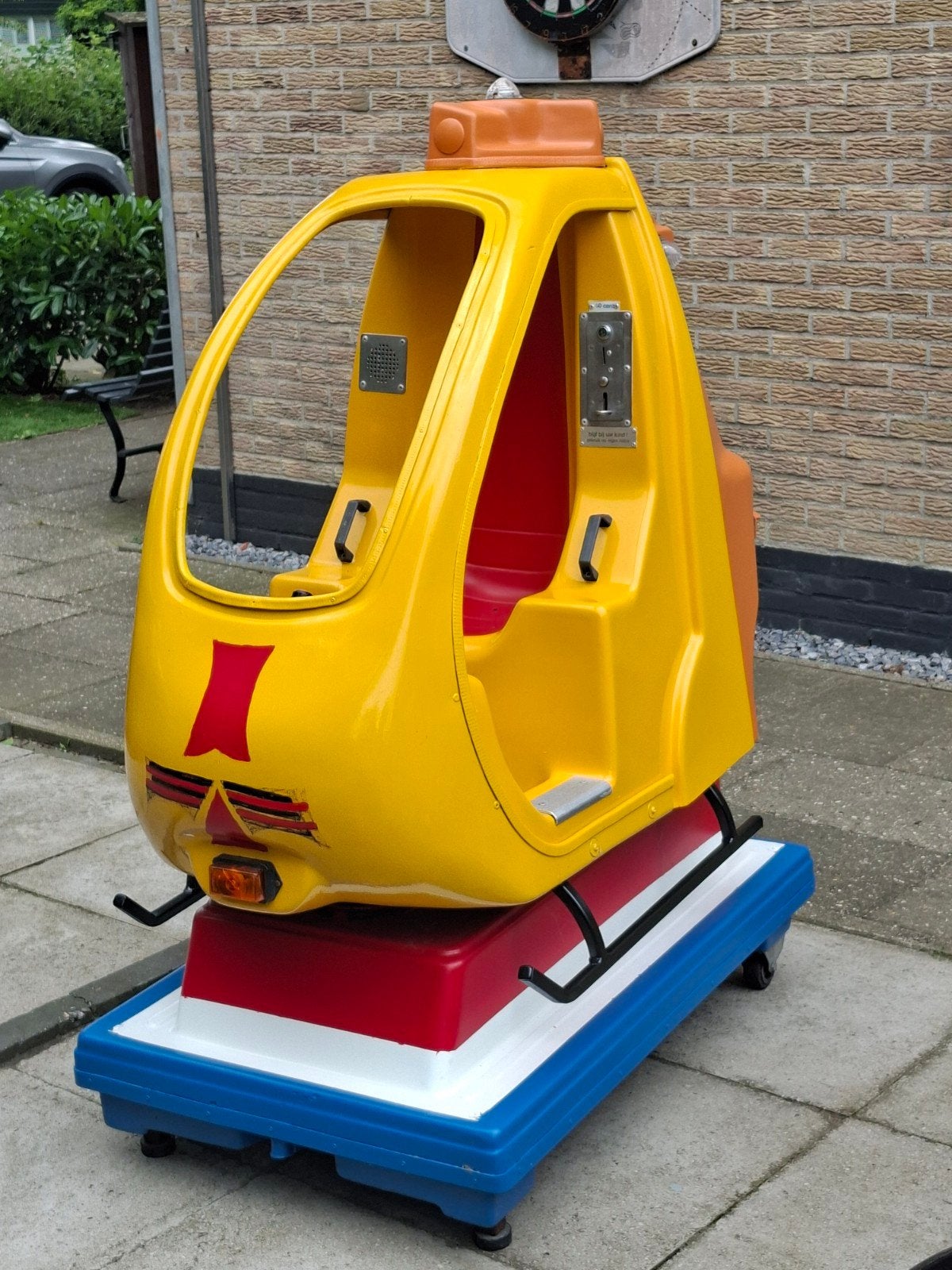 Kiddy ride Helicopter 50 cent inworp, Ophalen of Verzenden