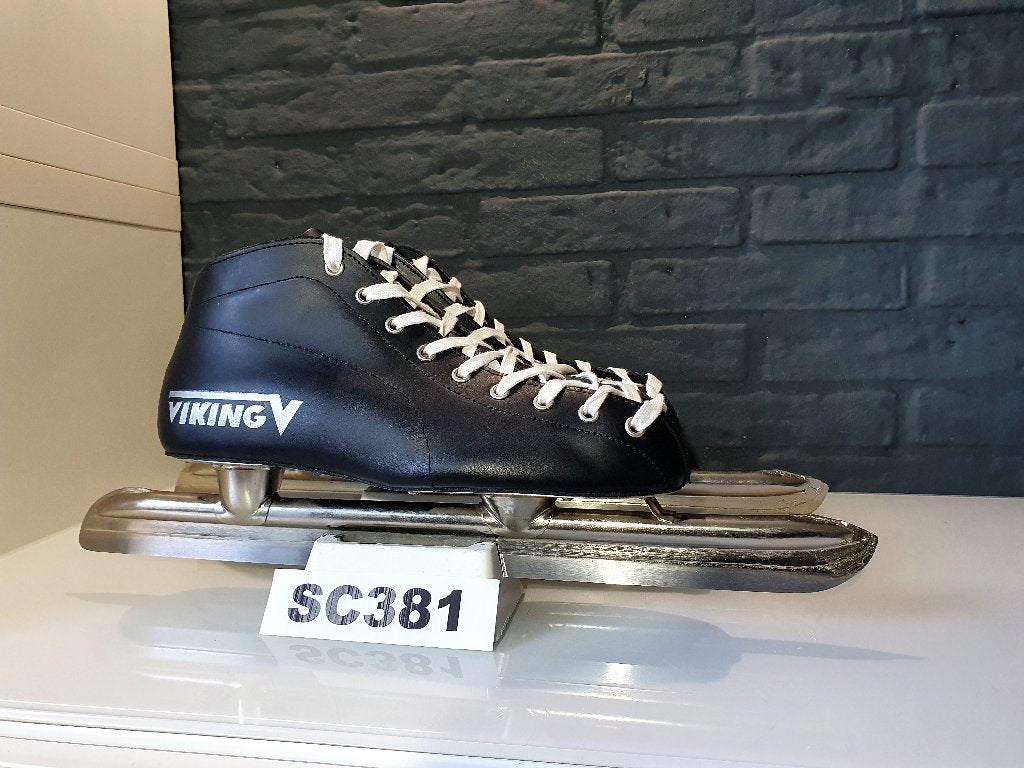 Viking Junior Tournoren Lage Laag Noren Leder Zwart Maat 40, Sport en Fitness, Schaatsen, Viking, Verzenden, Nieuw, Noren