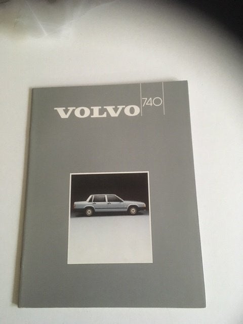 Brochure Volvo 740 GL-GLE- Turbo- Diesel- Turbo Diesel1985NL, Gelezen, Volvo, Volvo, Ophalen of Verzenden