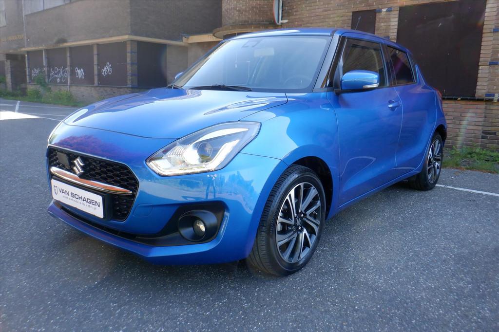 Suzuki Swift 1.2 DualJet 83pk Smart Hybrid Automaat-CAMERA-B, Automaat, Stof, Gebruikt, Zwart