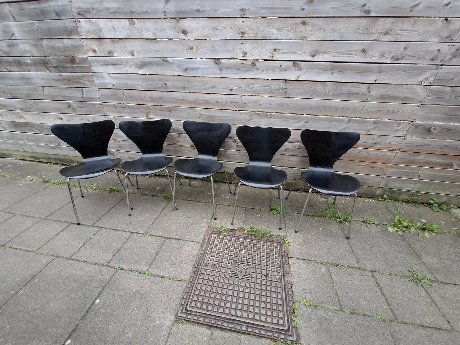 Fritz Hansen Series 5 vlinder stoelen, Ophalen of Verzenden, Gebruikt