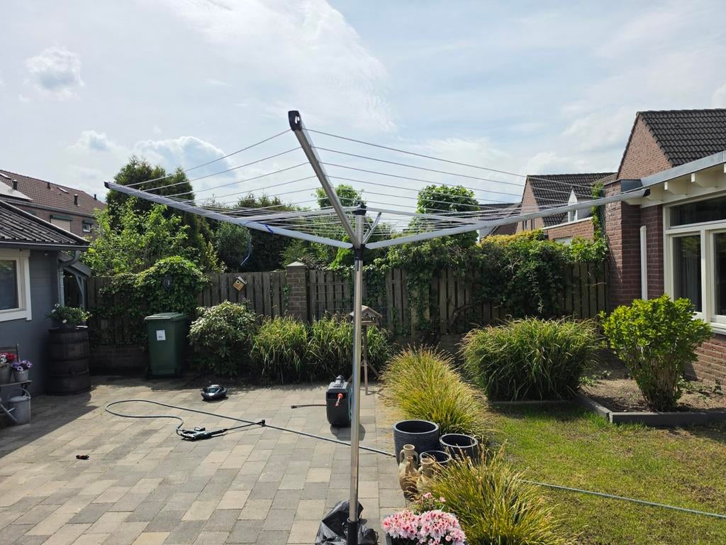 Brabantia droogmolen met opberghoes - functioneel, Tuin en Terras, Droogmolens en Wasrekken, Ophalen