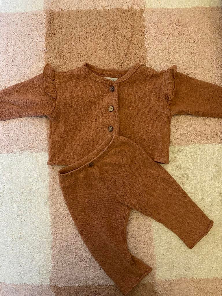 Play up set 74 80 / vest en broek / baby, Ophalen of Verzenden, Zo goed als nieuw, Meisje, Setje