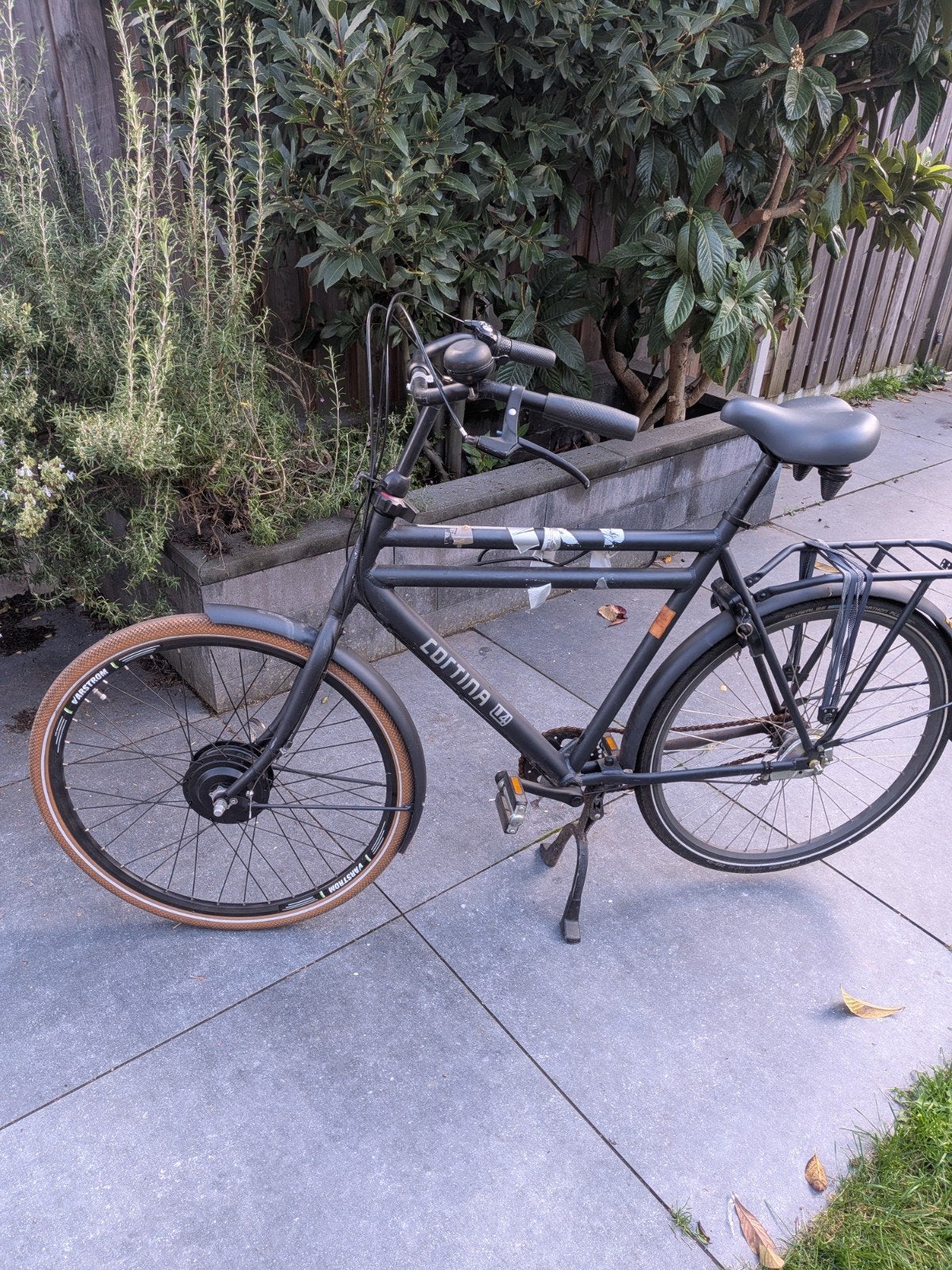Cortina U4 Transportfiets - Zwart, Gebruikt, Velgrem, Versnellingen, Ophalen, Overige merken