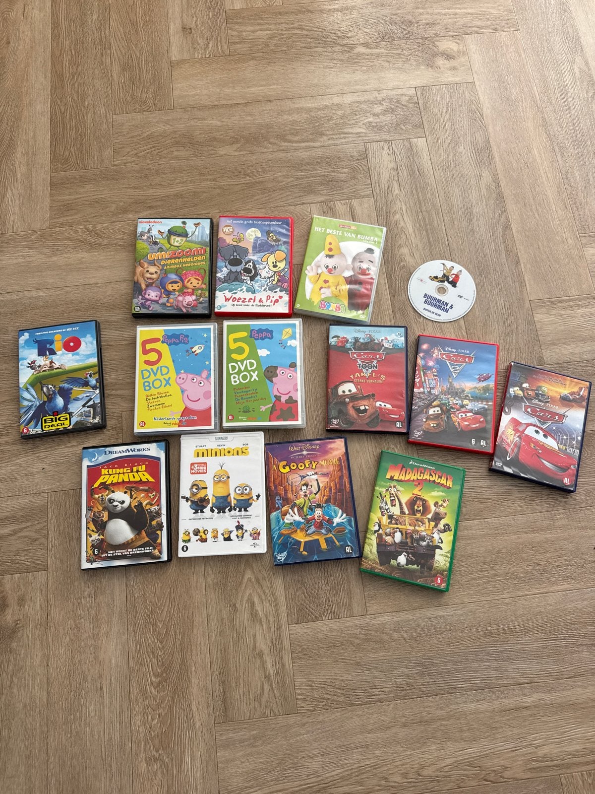 Grote collectie kinderfilms en series op DVD, Avontuur, Gebruikt, Alle leeftijden, Boxset
