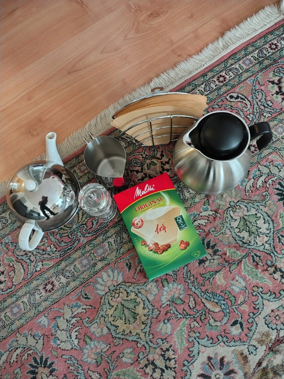 Diverse keuken artikelen, Theepot/fluitketel, Gebruikt, Ophalen of Verzenden, Meerkleurig